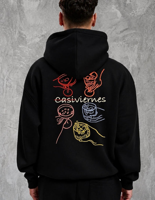 Sudadera con capucha "Copas"