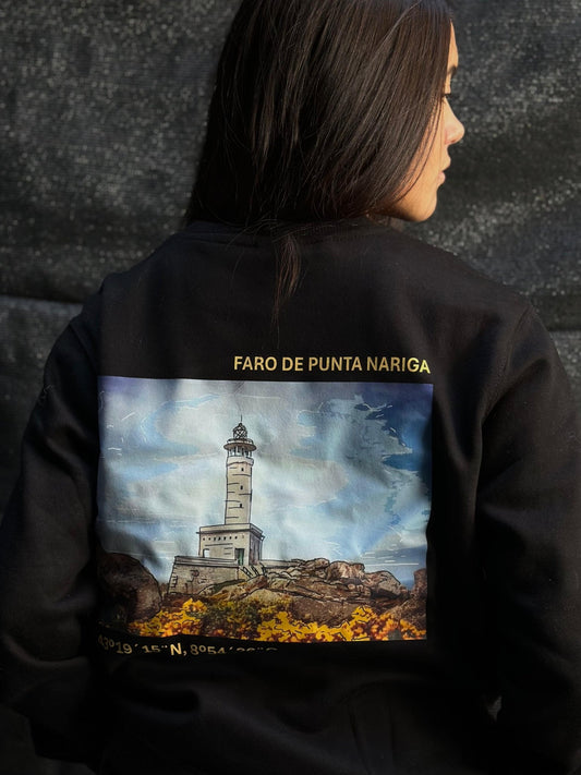 Sudadera Faro de Punta Nariga - By_Handesign