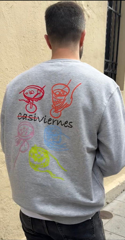 Sudadera básica "Copas"