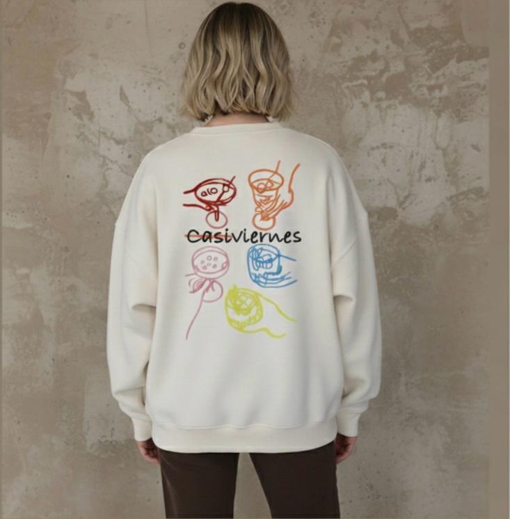 Sudadera básica "Copas"