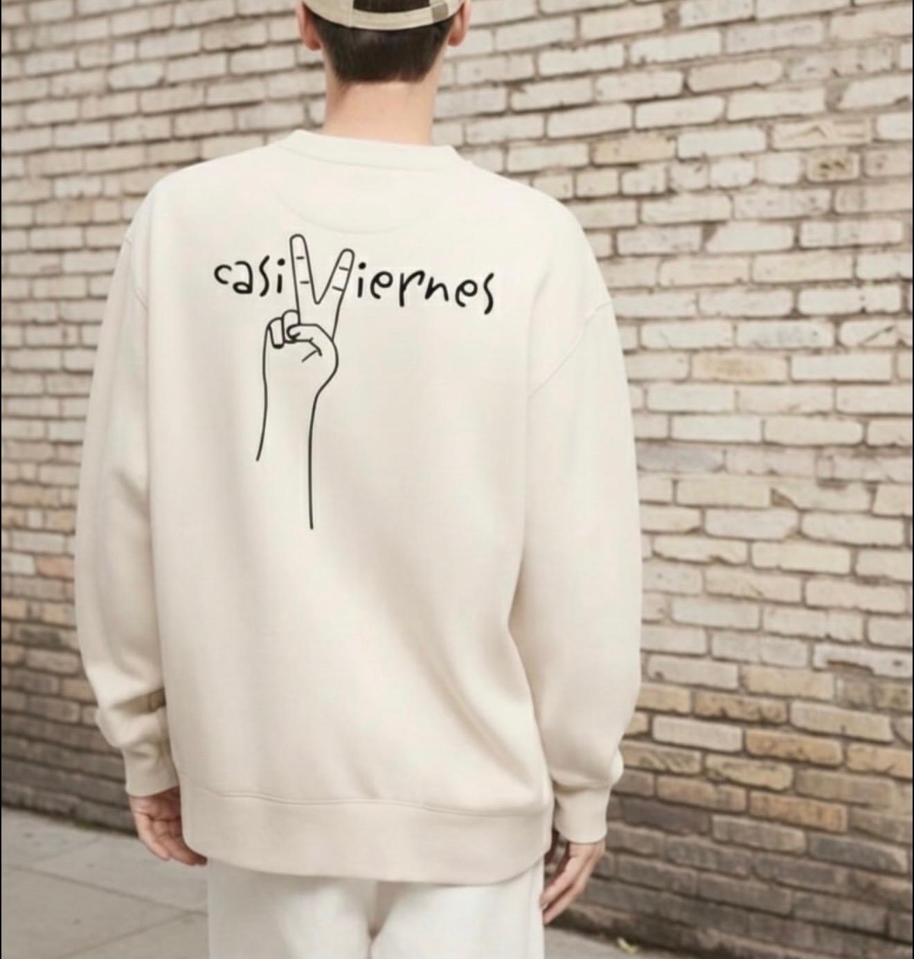 sudadera básica "Mano fina"