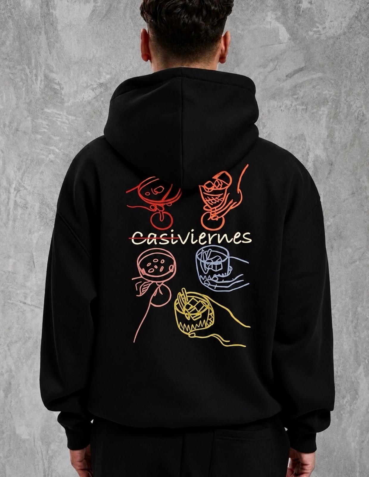 Sudadera con capucha "Copas"