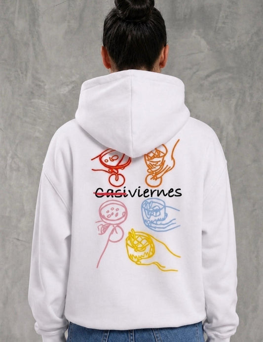 Sudadera con capucha "Copas"