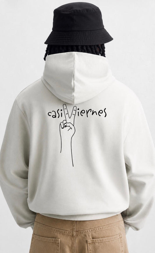 Sudadera capucha "Mano fina"