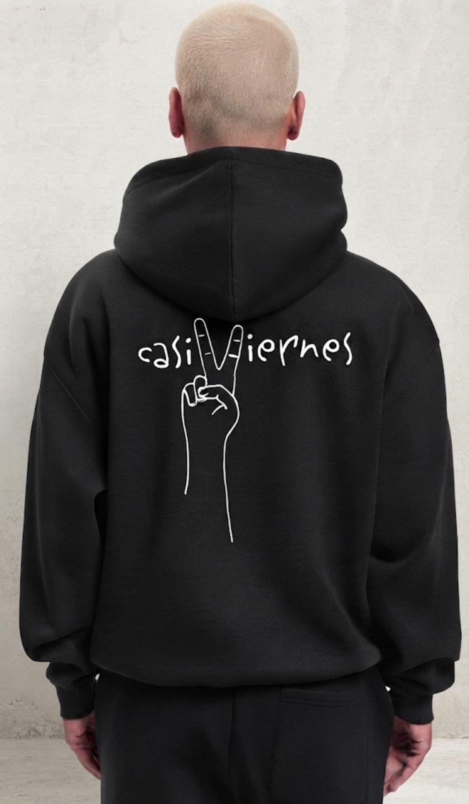 Sudadera capucha "Mano fina"