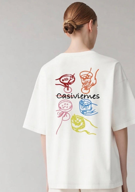 Camiseta manga corta "Copas"